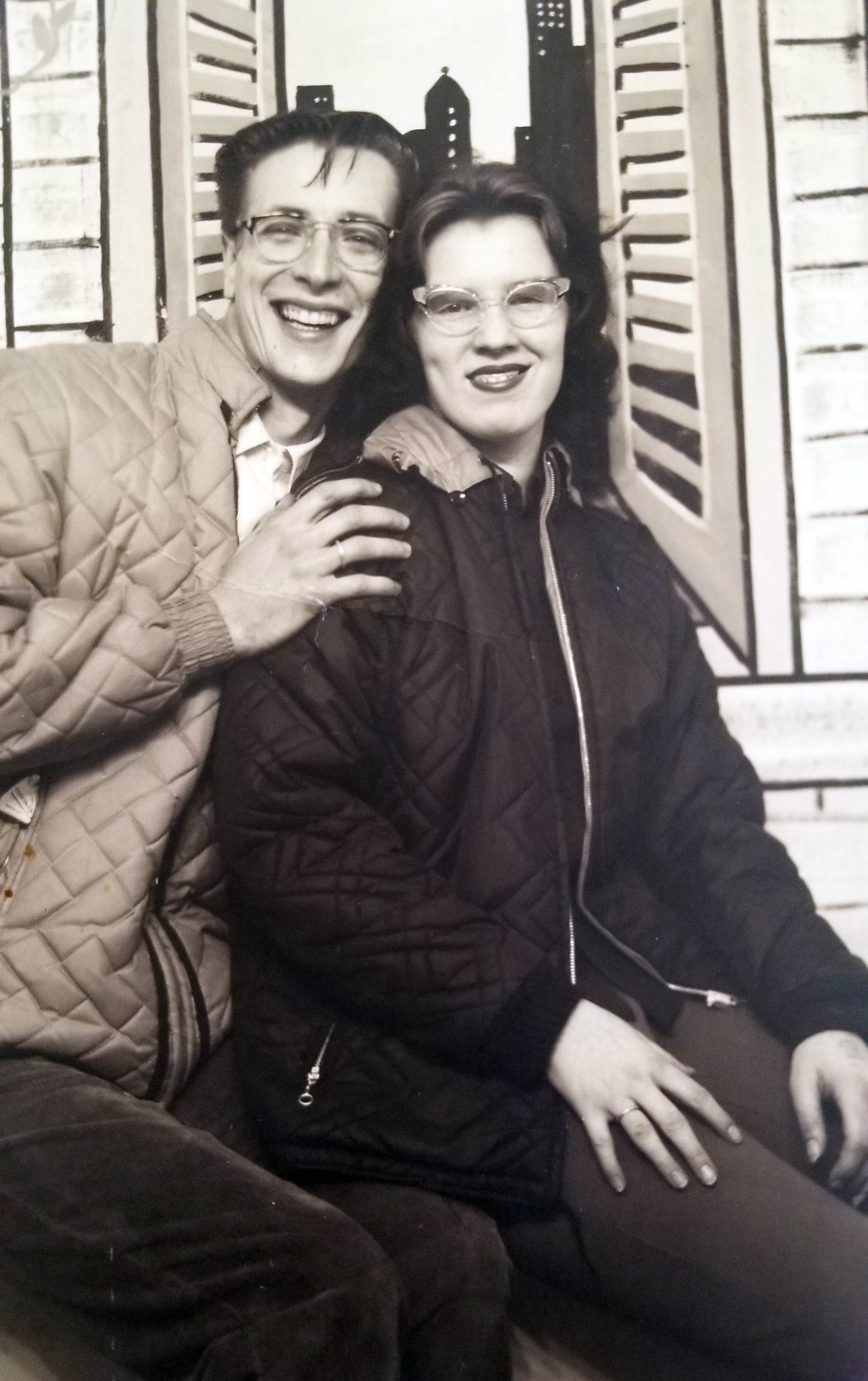 Chuck and Carol together on their first date at Edgewater Amusement Park