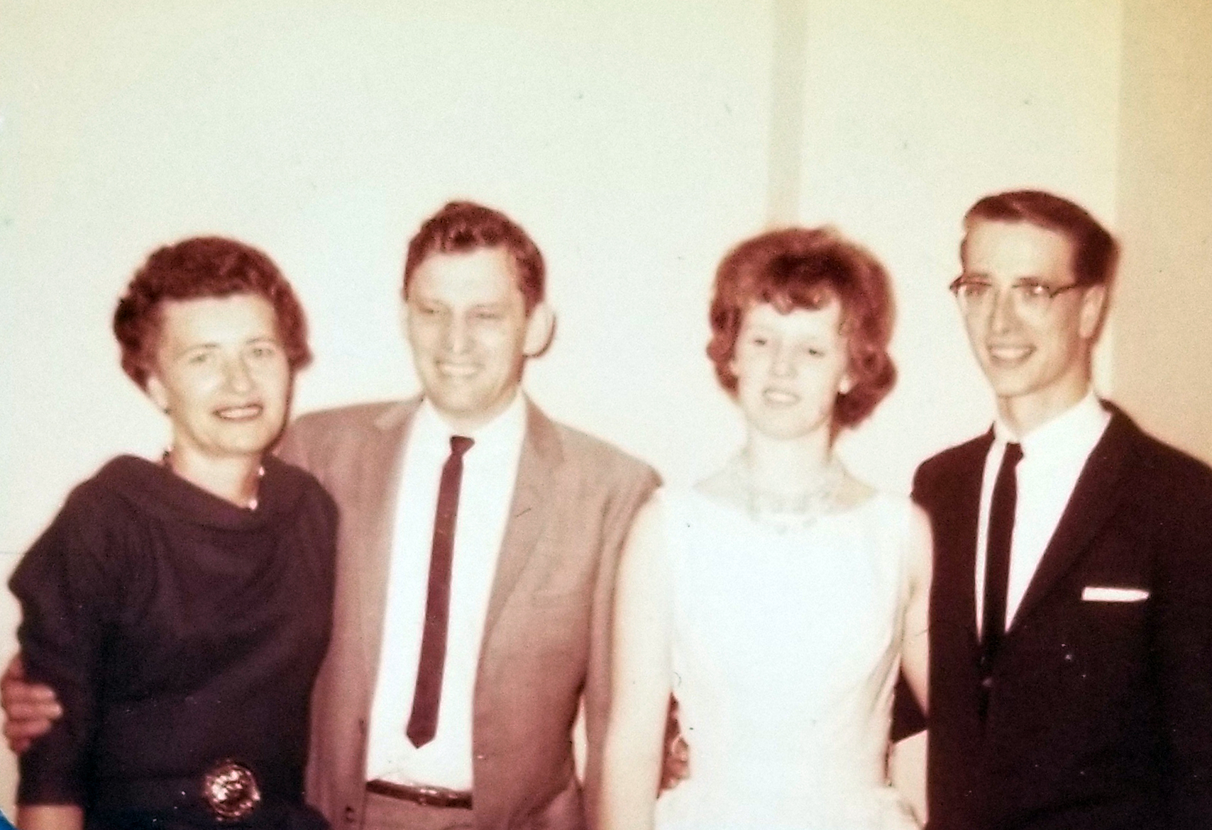 Chuck and Carol with Carol's parents, Ervin and Caroline Manley