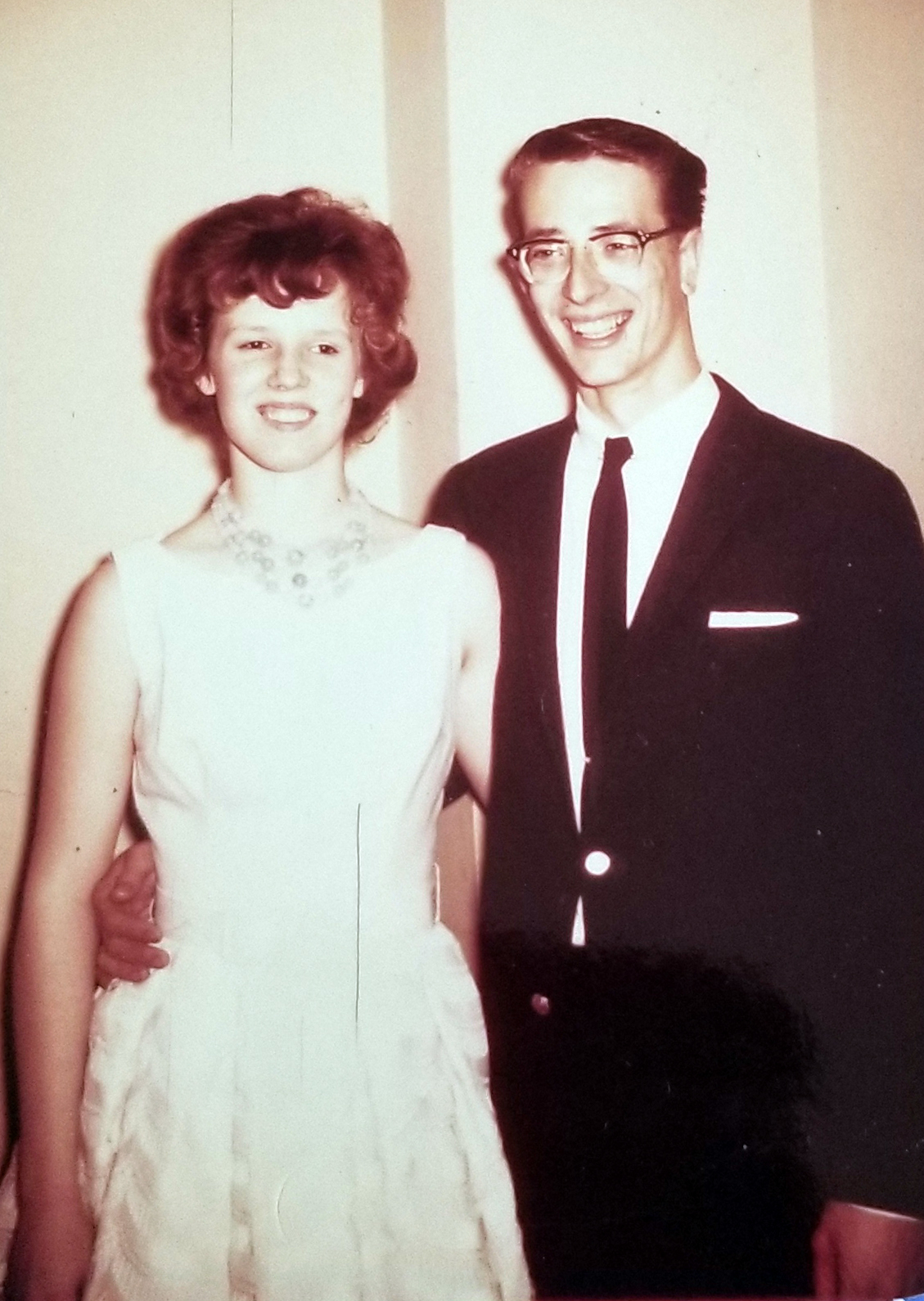 Carol and Chuck on their wedding day